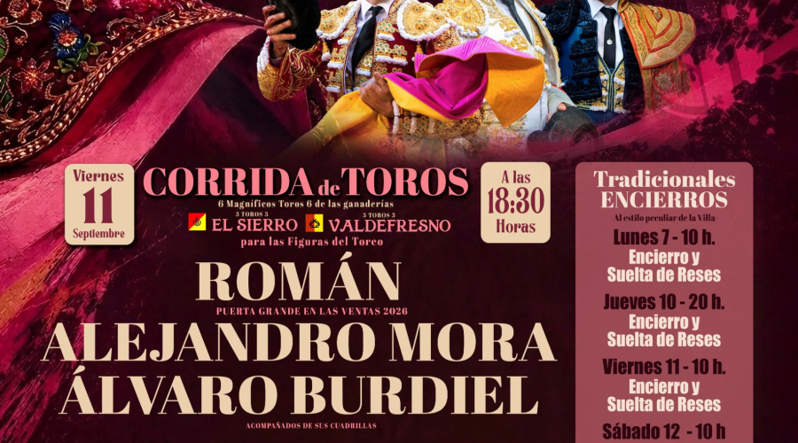 cartel feria taurina