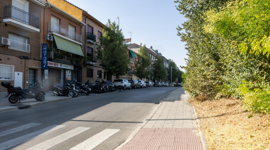 Imagen actual de la calle Campomanes
