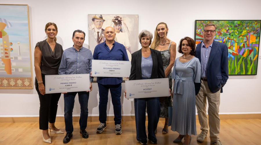 Foto de familia con los ganadores