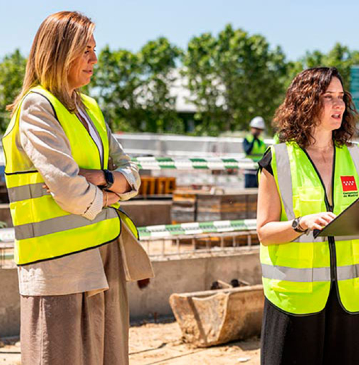 Visita las obras del nuevo centro de salud