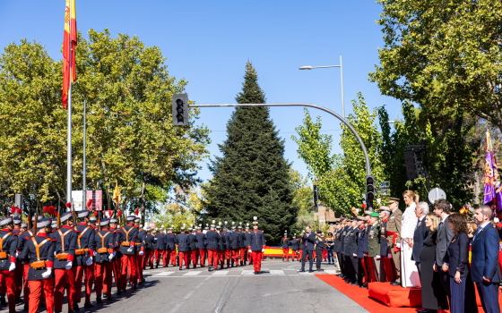 Homenaje a la Bandera en Pozuelo