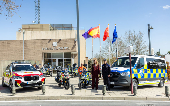 Nuevos vehículos de la Policía Municipal, SEAPA y Protección Civil