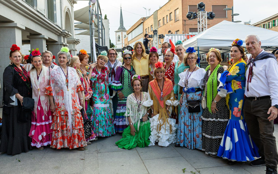 Alcaldesa en la feria de abril