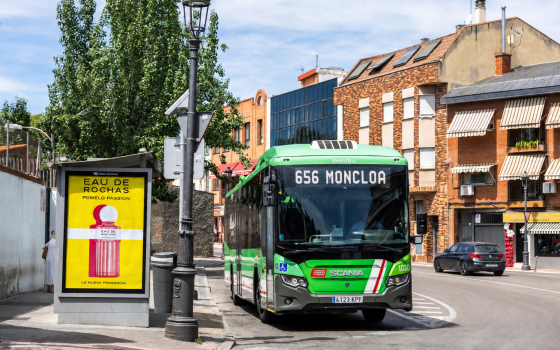 Autobus en Pozuelo