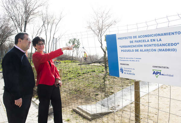 La alcaldesa y el concejal de Medio Ambiente visitan la zona