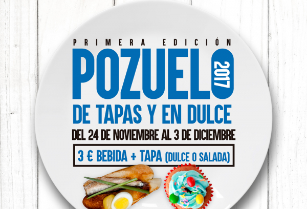 Cartel de Pozuelo de Tapas y en Dulce