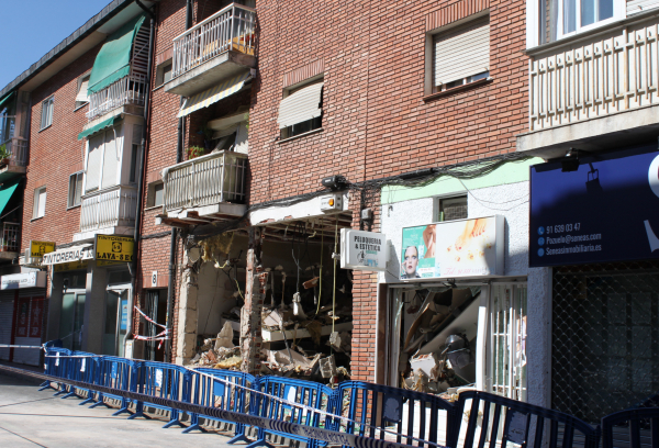 Imagen del edificio afectado