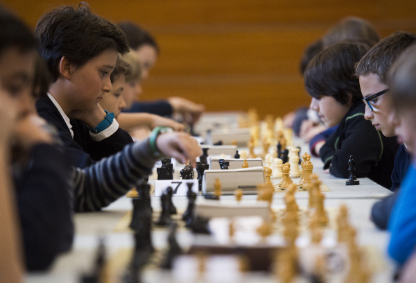 Un torneo infantil de Ajedrez