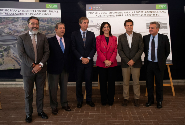 Firma convenio soterramiento rotonda M503