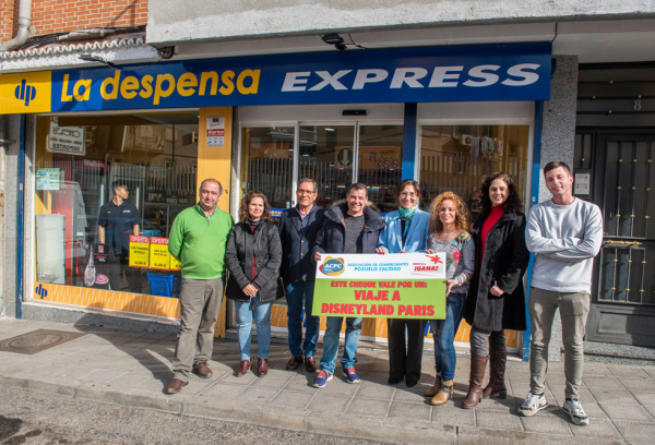 Entrega de premios Rasca y gana