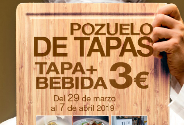 Cartel Pozuelo de Tapas marzo abril 2019