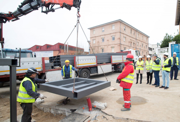 Obras pasarela