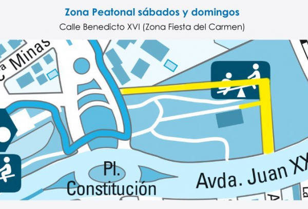 Mapa calle Benedicto XVI