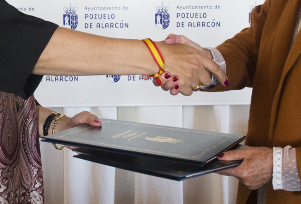 Momento de la firma del convenio de 2016