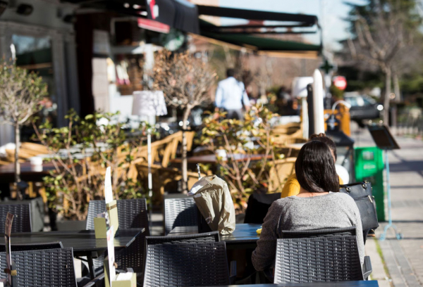 Terraza de un restaurante en Pozuelo de Alarcón