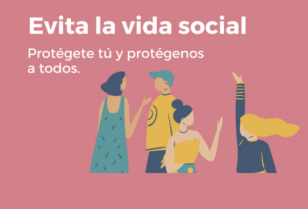 Campaña COVID-19 - Evita la vida social