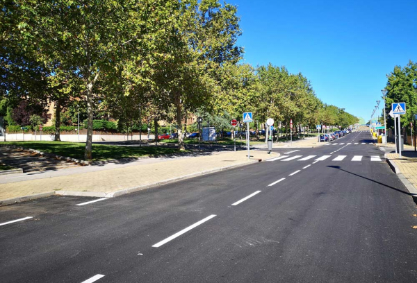 Calle asfaltada