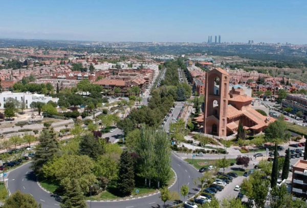 Pozuelo de Alarcón foto aérea