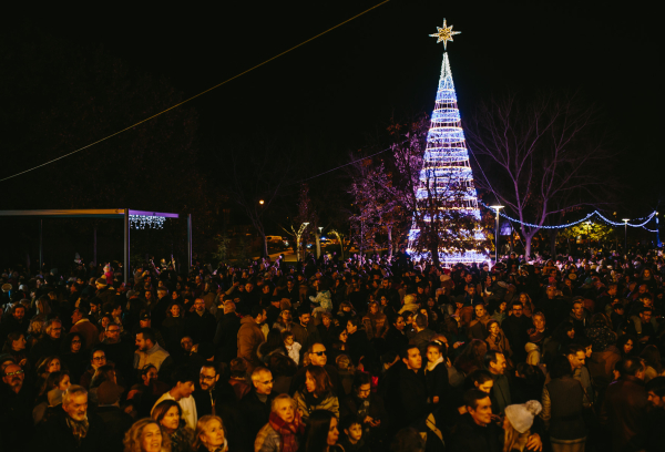 Encendido navideño en Pozuelo