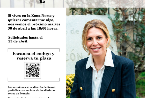 Cartel Tu alcaldesa, Paloma Tejero, ¿hablamos?