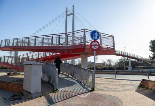 Renovación de una de las pasarelas
