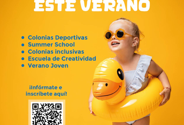 Cartel campamentos de verano 2025