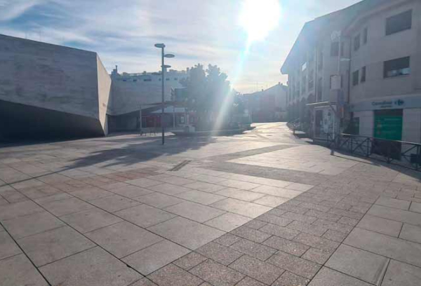 Limpieza plaza