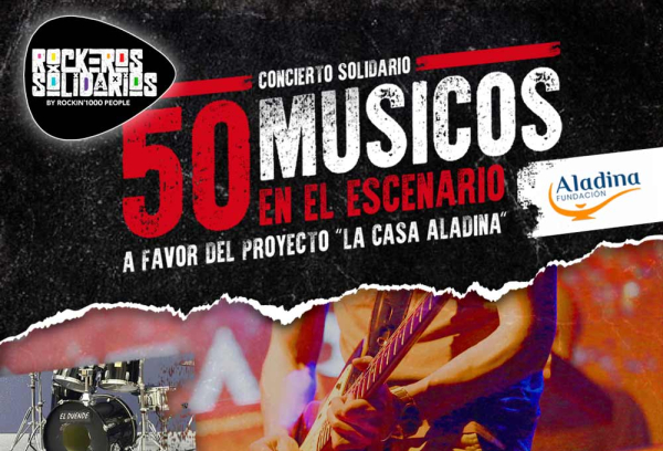 ‘Rockeros Solidarios’ a favor de la Fundación Aladina