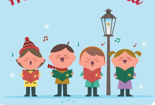 Cartel de la muestra escolar navideña