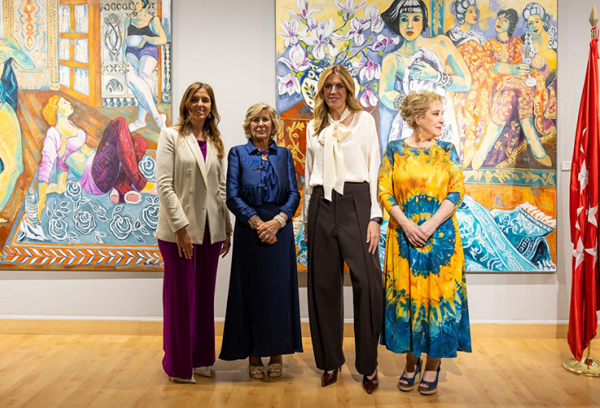 La alcaldesa con María Jesús de Frutos