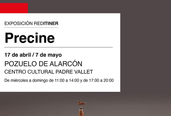 Precine cartel promocional con horario