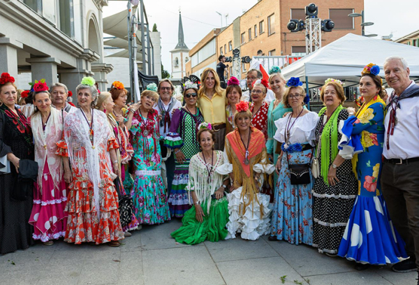 Alcaldesa en la feria de abril