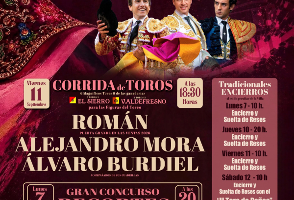 cartel feria taurina