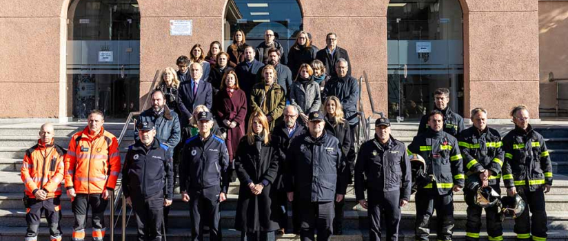 Minuto de silencio en recuerdo de las víctimas del accidente ferroviario de Adamuz