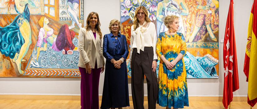 La alcaldesa con María Jesús de Frutos