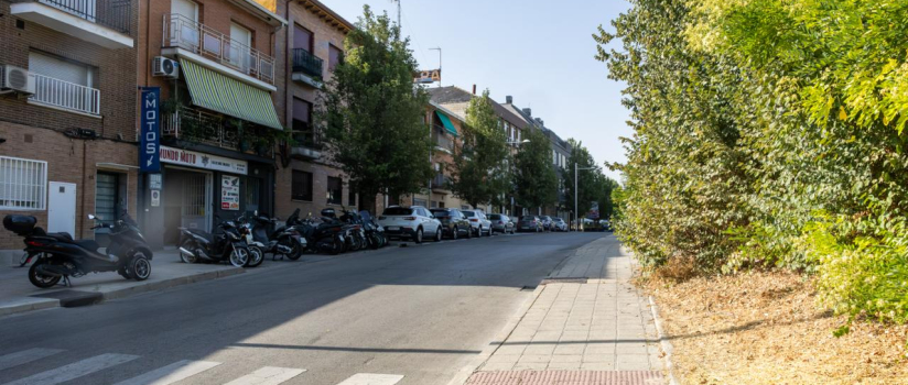 Imagen actual de la calle Campomanes